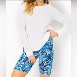 NWT Lilly Pulitzer UPF 50+ Luxletic 8" South Beach High Rise Bike Short